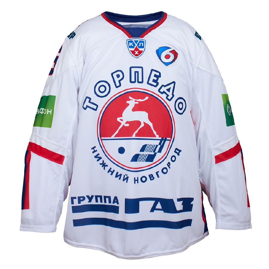 картинка Свитер хоккейный ХК Торпедо белый от магазина LutchShop.ru