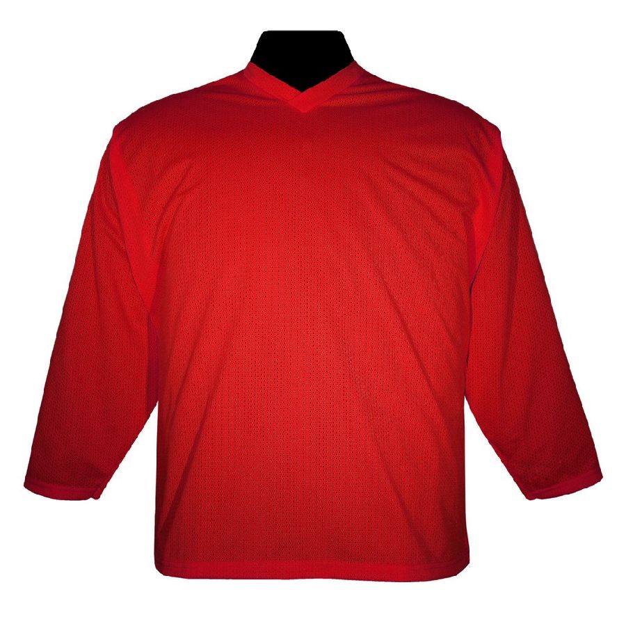 картинка Хоккейный свитер тренировочный взрослый (красный) сетка от магазина LutchShop.ru