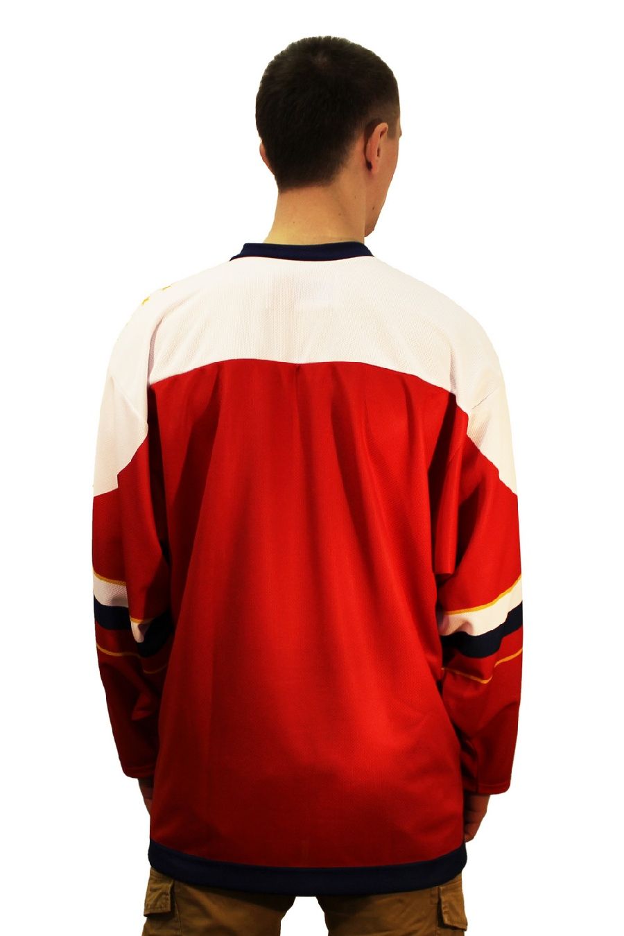 картинка Хоккейный свитер Россия сублимация (темн. вар.) от магазина LutchShop.ru