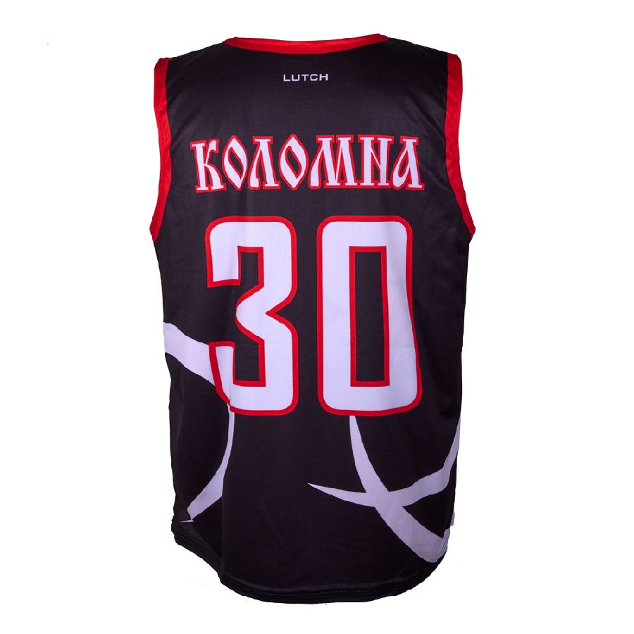 картинка Форма баскетбольная Коломна (красно-чёрная) от магазина LutchShop.ru