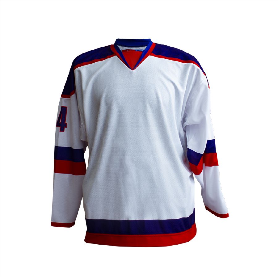 картинка Свитер хоккейный игровой (белый) от магазина LutchShop.ru