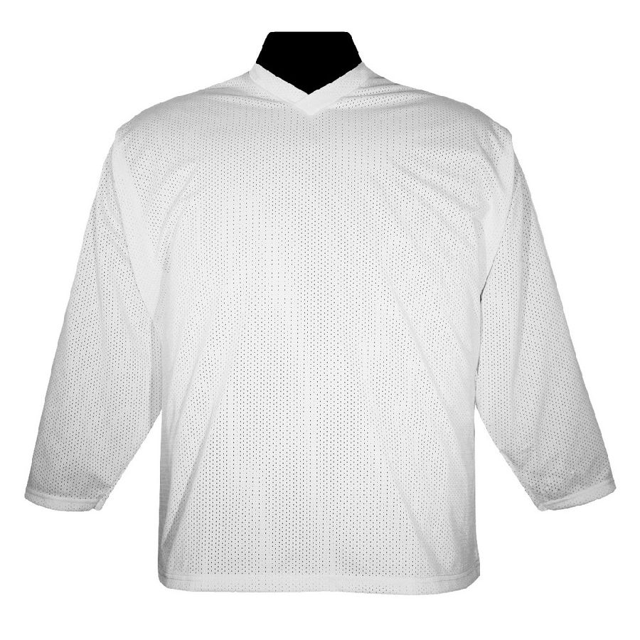 картинка Хоккейный свитер тренировочный взрослый (белый) сетка от магазина LutchShop.ru