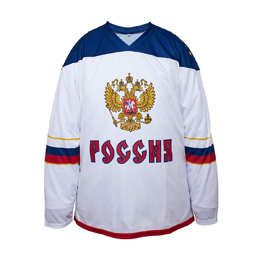 картинка Хоккейный сувенирный свитер Россия сублимация детский  от магазина LutchShop.ru