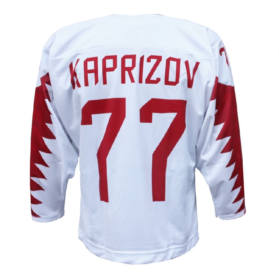 картинка Хоккейный свитер KAPRIZOV Сборной  России NEW белый реплика от магазина LutchShop.ru