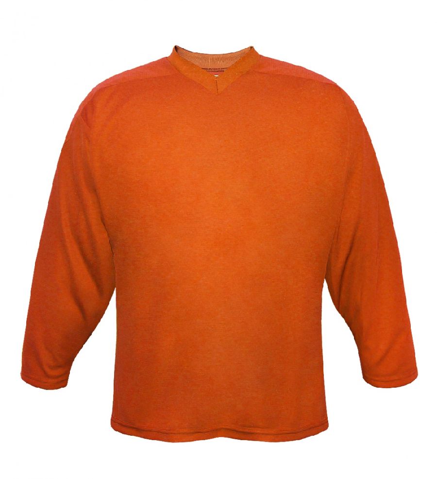 картинка Хоккейный свитер тренировочный взрослый вратарский (оранжевый) капа от магазина LutchShop.ru