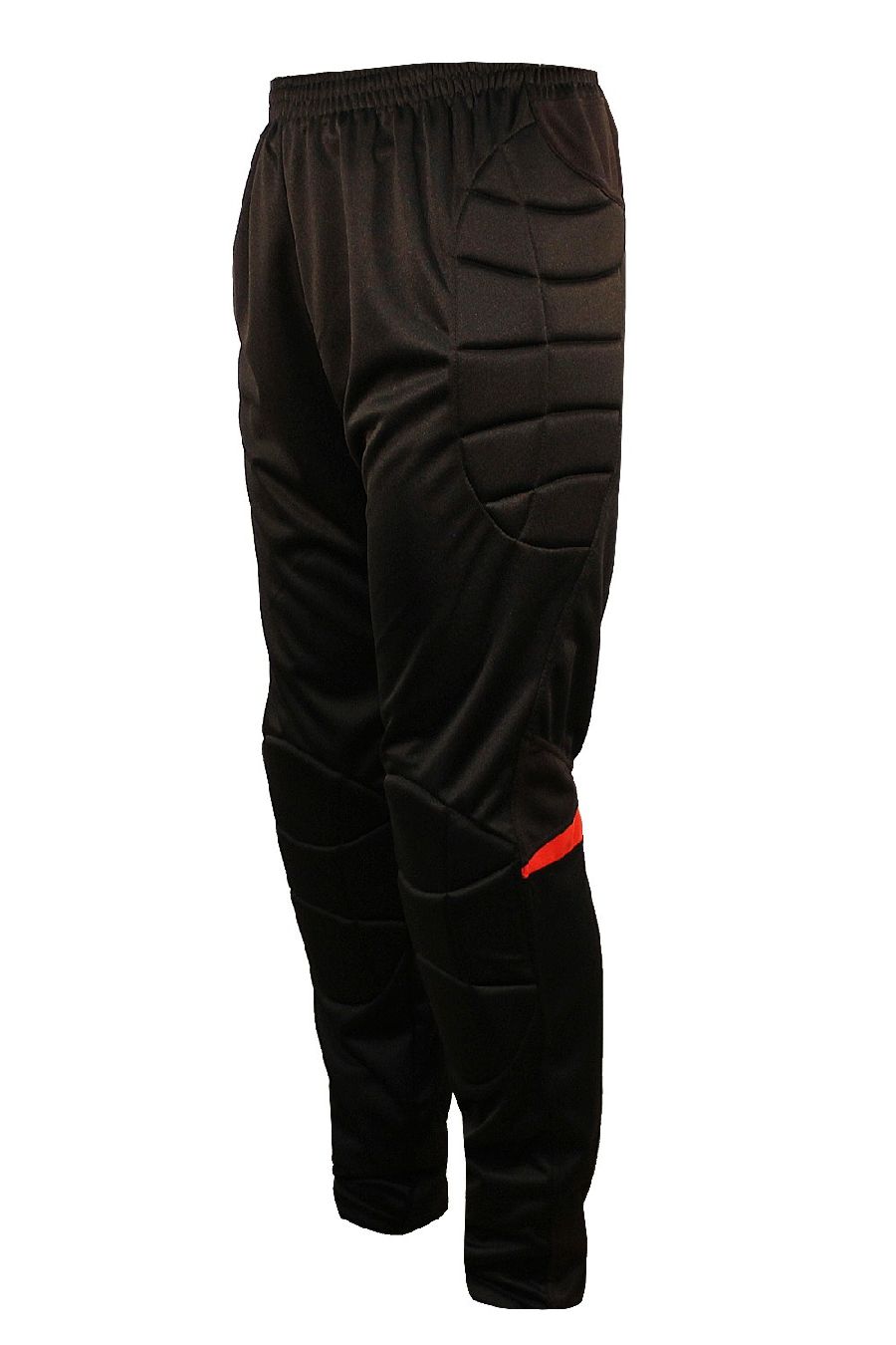 картинка Футбольные штаны / брюки вратарские без нанесения с красными вставками от магазина LutchShop.ru