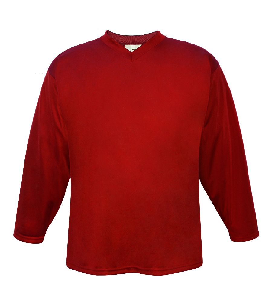 картинка Хоккейный свитер тренировочный взрослый (красный) интерлок от магазина LutchShop.ru