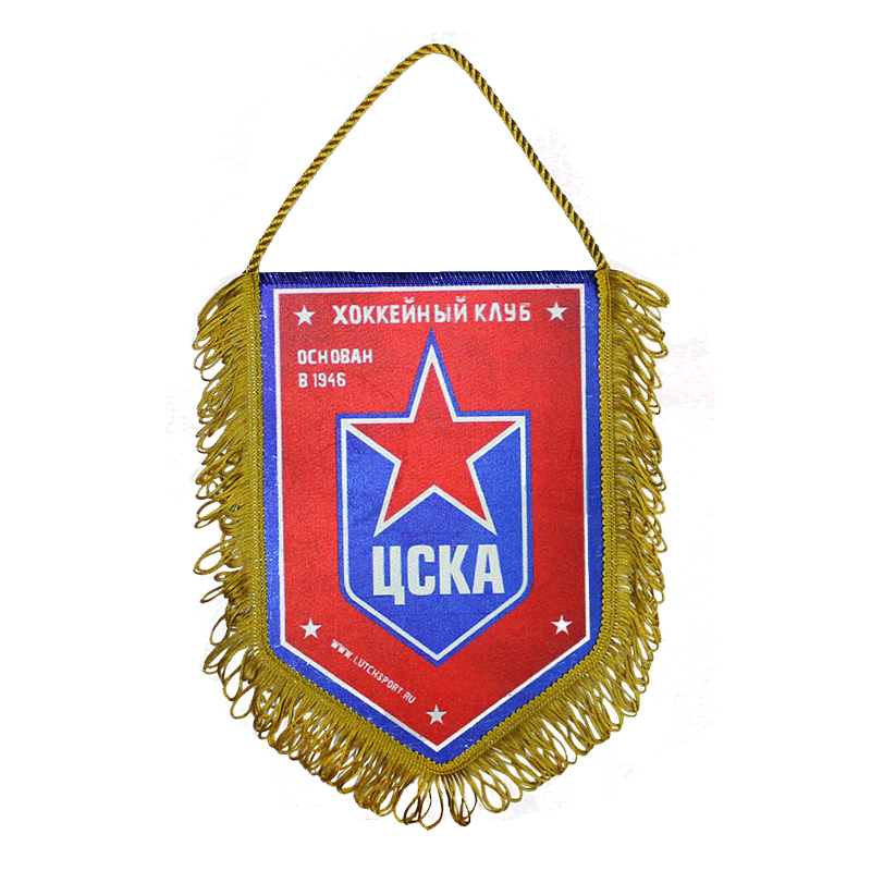 картинка Вымпел ЦСКА средний основан в 1946 от магазина LutchShop.ru