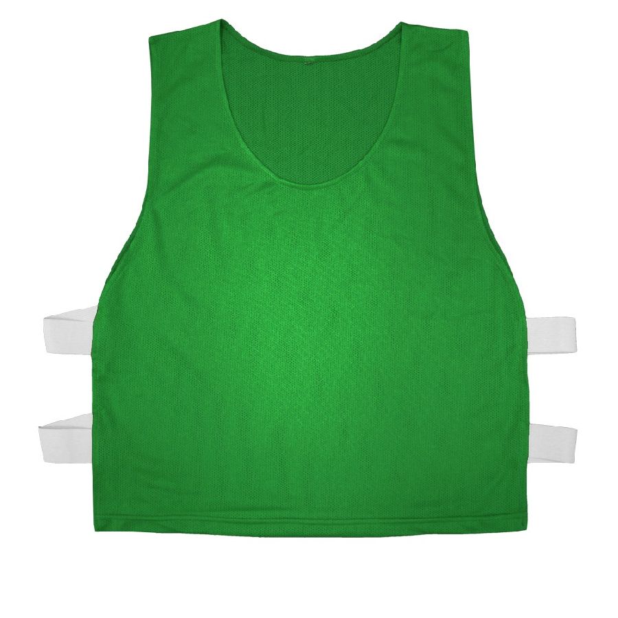 картинка Накидка / Манишка футбольная с резинками по бокам зеленая от магазина LutchShop.ru