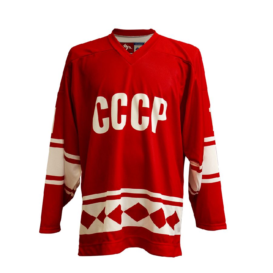 картинка Свитер хоккейный классический СССР Крикунов (красный) от магазина LutchShop.ru