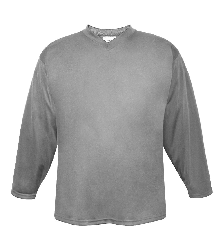 картинка Хоккейный свитер тренировочный взрослый (серый) интерлок от магазина LutchShop.ru