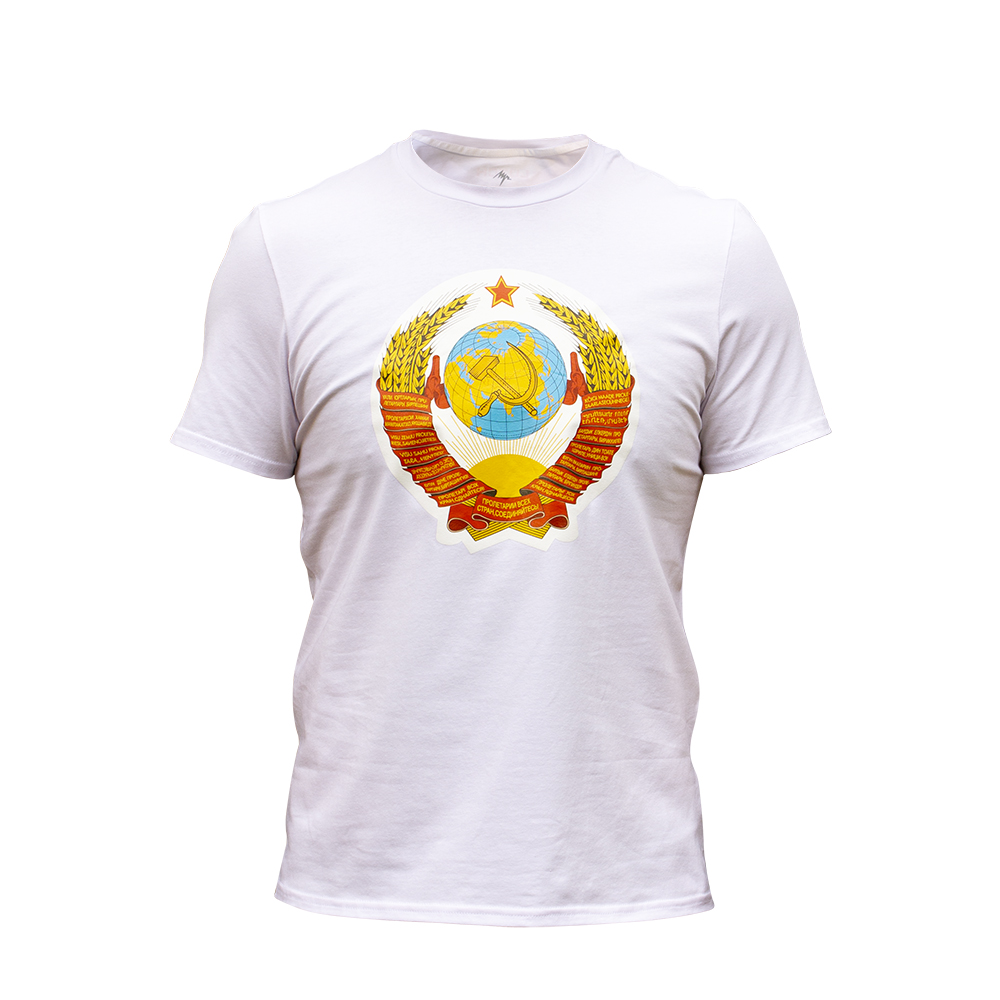 картинка Футболка герб СССР (белая) от магазина LutchShop.ru