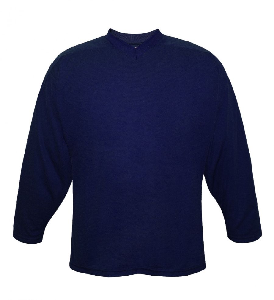 картинка Хоккейный свитер тренировочный взрослый (тёмно-синий) капа от магазина LutchShop.ru