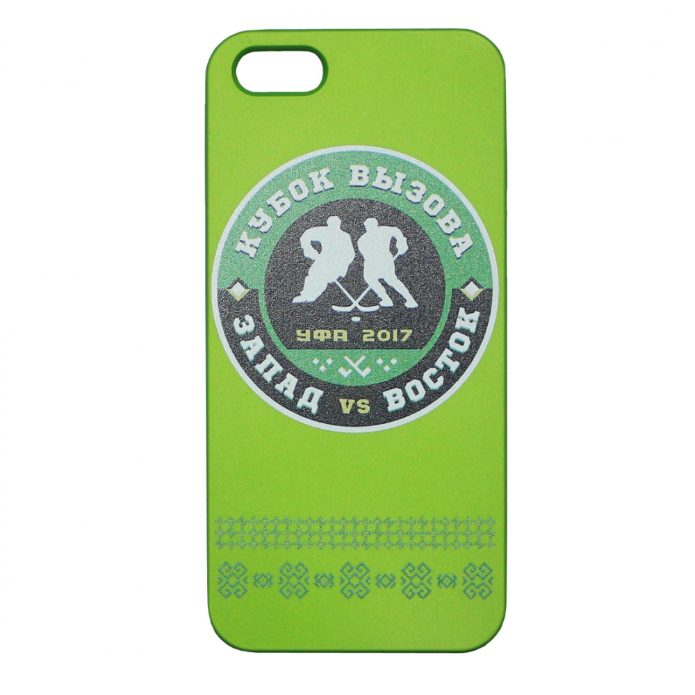 картинка Чехол для iPhone 5  Кубок вызова Уфа 2017 зеленый от магазина LutchShop.ru