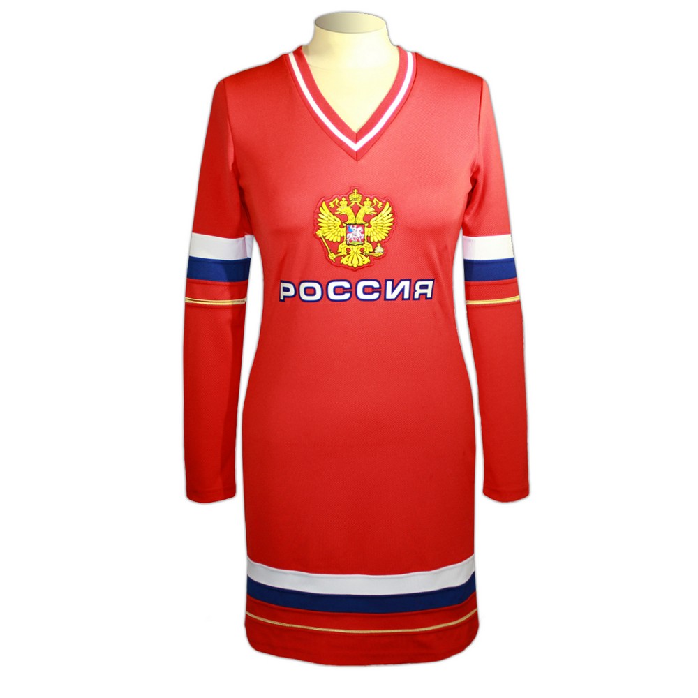 картинка Платье Россия красное от магазина LutchShop.ru