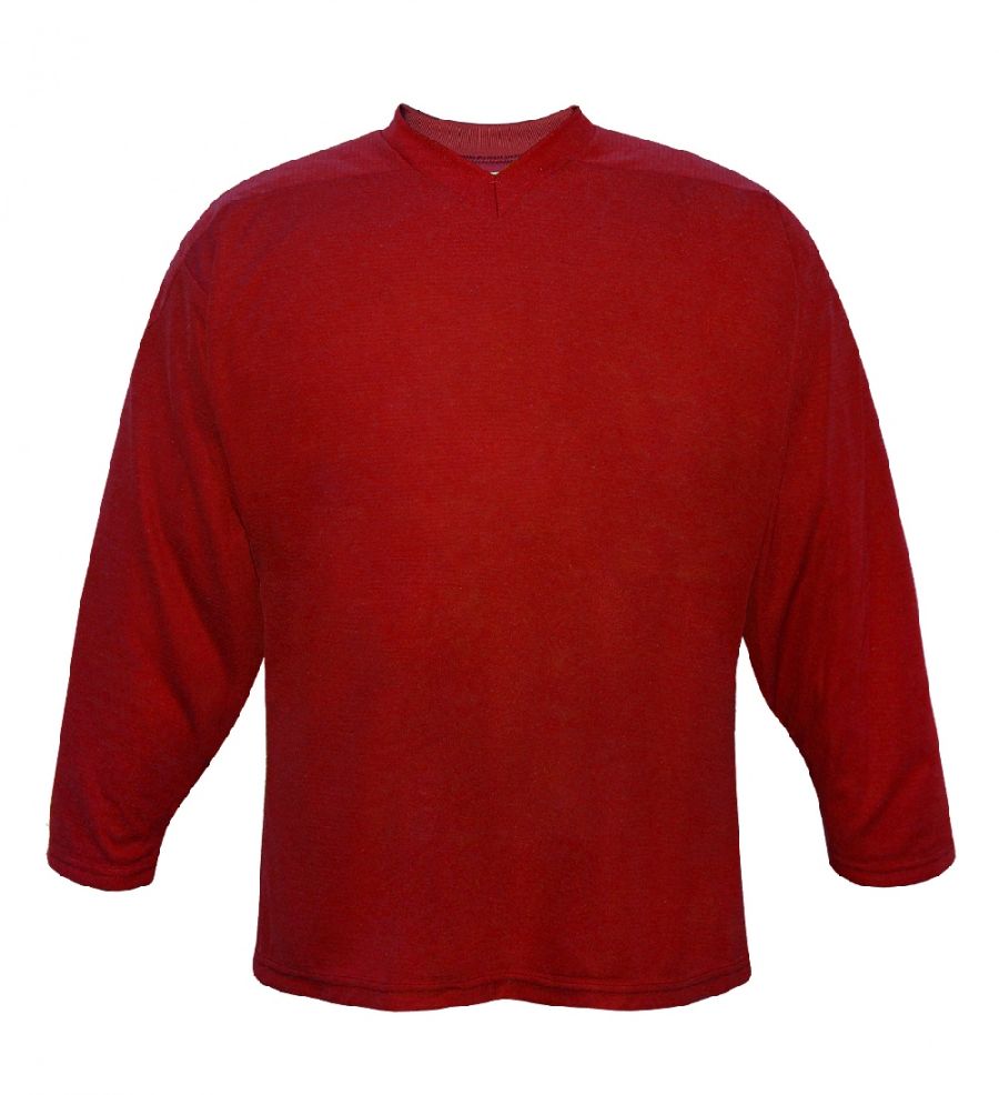 картинка Хоккейный свитер тренировочный взрослый вратарский (красный) капа от магазина LutchShop.ru