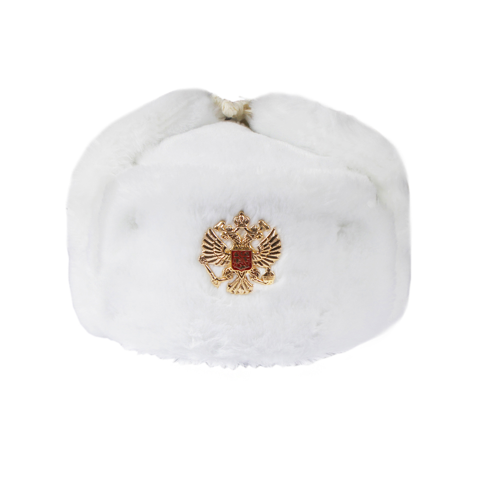 картинка Шапка ушанка  белая от магазина LutchShop.ru