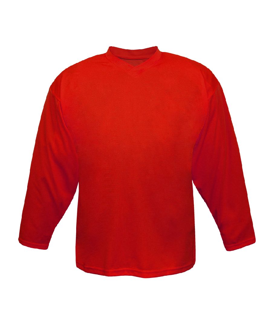 картинка Хоккейный свитер тренировочный взрослый (красный) ГС от магазина LutchShop.ru