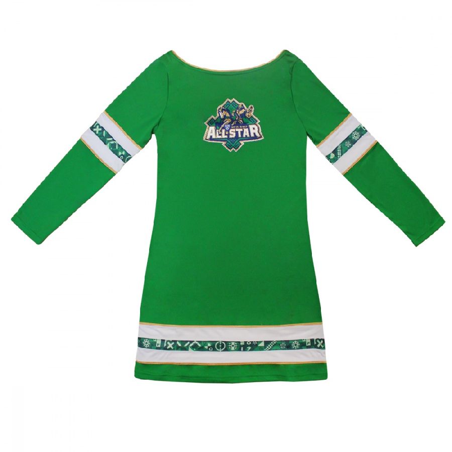 картинка Платье All Star зеленое взрослое от магазина LutchShop.ru