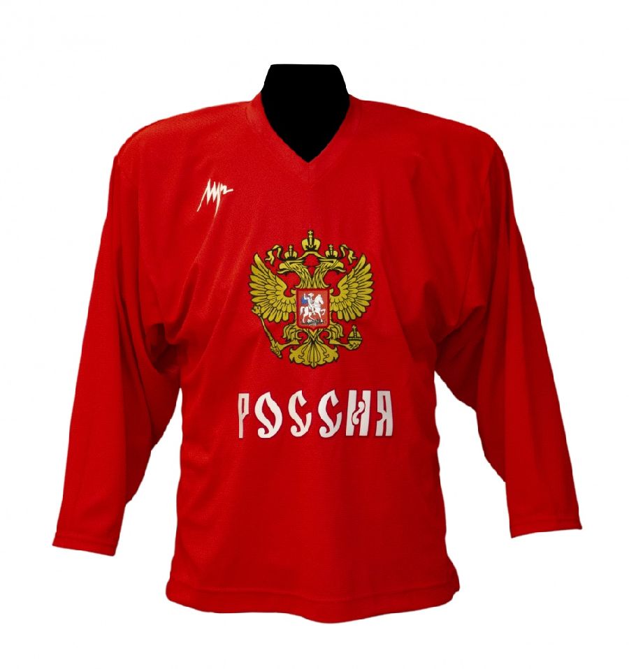 картинка Свитер хоккейный тренировочный Россия (красный) от магазина LutchShop.ru