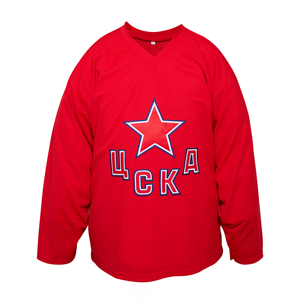 картинка Свитер хоккейный тренировочный ЦСКА (красный) от магазина LutchShop.ru