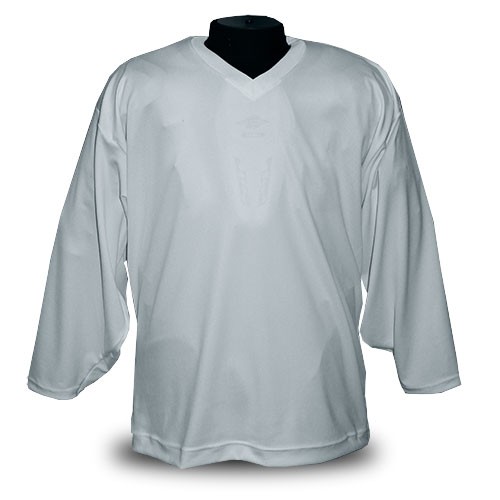 картинка Хоккейный свитер тренировочный взрослый вратарский  (белый) капа от магазина LutchShop.ru