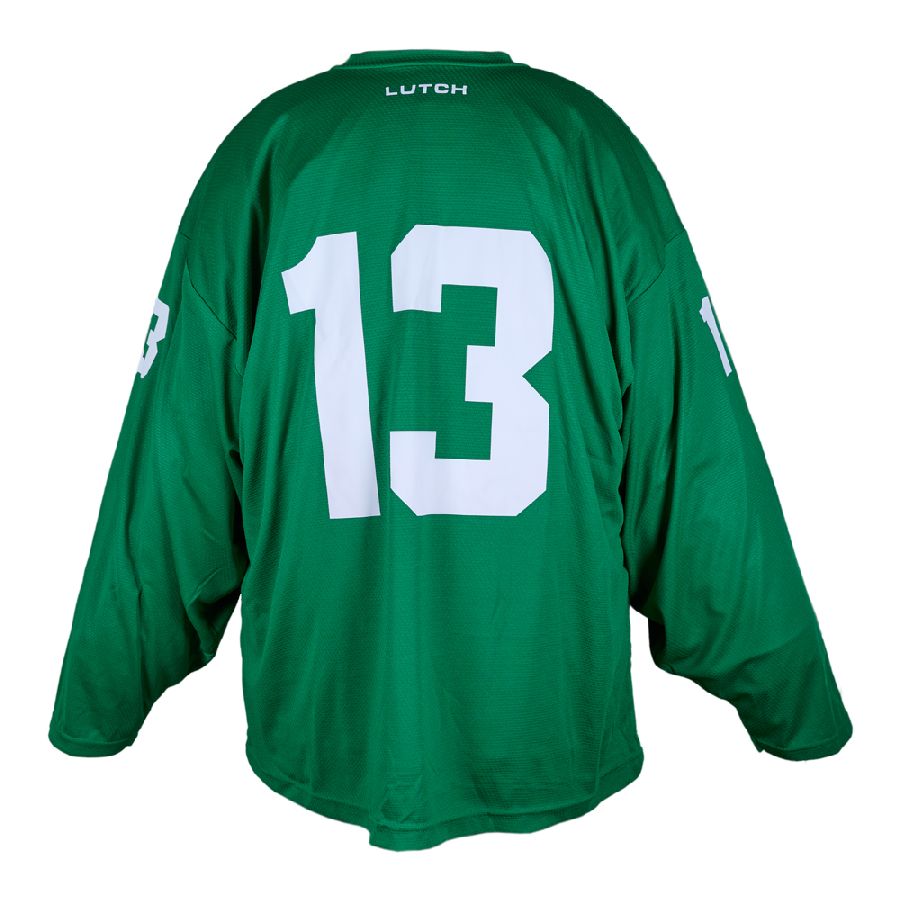 картинка Свитер хоккейный с номером  зеленый от магазина LutchShop.ru