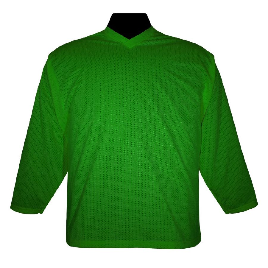 картинка Хоккейный свитер тренировочный детский (зеленый) сетка от магазина LutchShop.ru