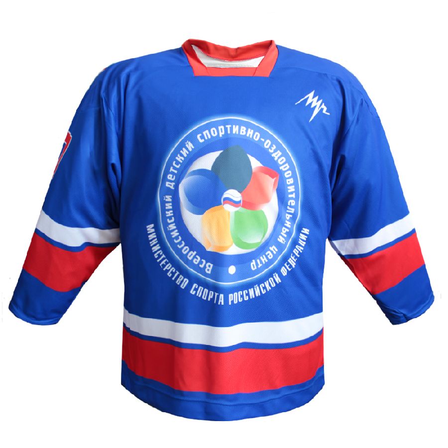 картинка Свитер хоккейный любительский "Всероссийский спортивно-оздоровительный центр (темный) от магазина LutchShop.ru