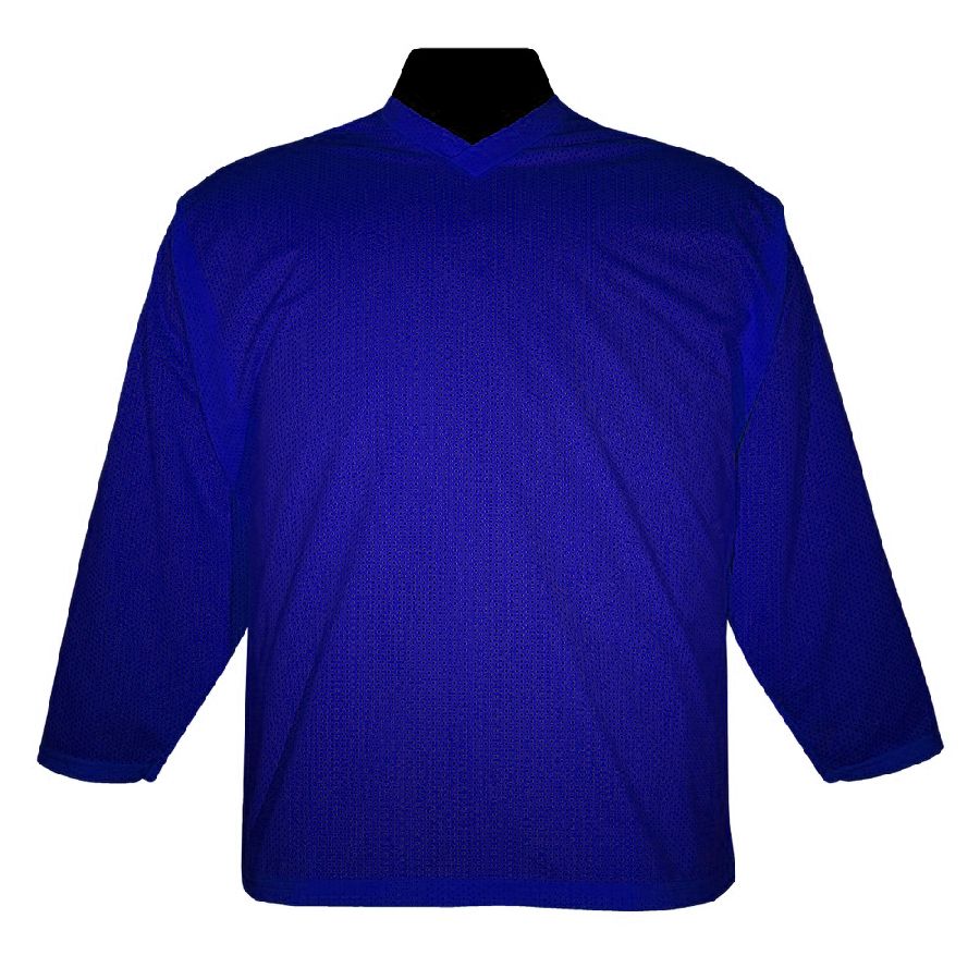 картинка Хоккейный свитер тренировочный взрослый (синий) сетка от магазина LutchShop.ru