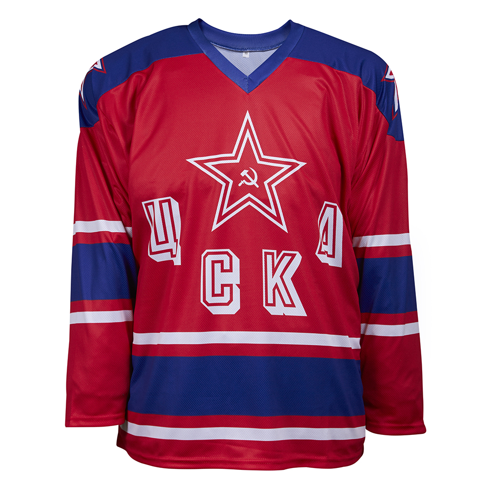 картинка Хоккейный свитер ЦСКА ретро (темный. вар.) от магазина LutchShop.ru