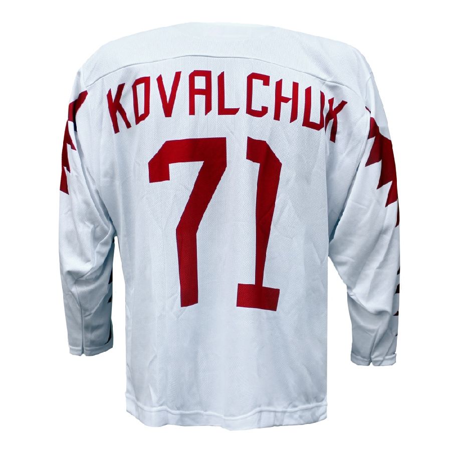 картинка Хоккейный свитер KOVALCHUK Сборной  России NEW белый реплика от магазина LutchShop.ru
