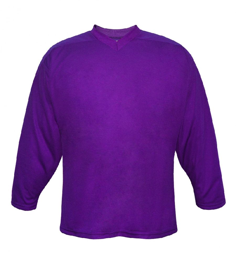картинка Хоккейный свитер тренировочный взрослый вратарский (фиолетовый) капа от магазина LutchShop.ru