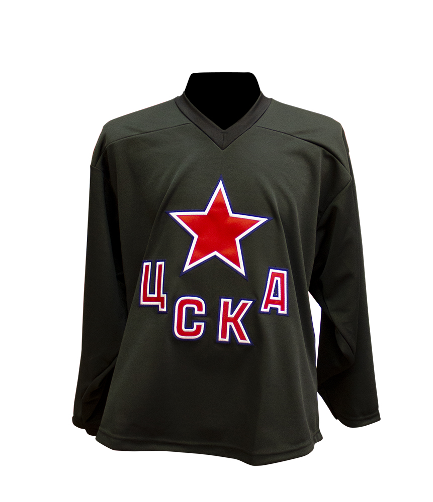 картинка Свитер хоккейный тренировочный ЦСКА (черный) от магазина LutchShop.ru