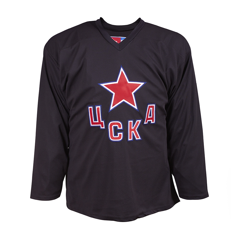 картинка Свитер хоккейный тренировочный ЦСКА (черный) от магазина LutchShop.ru