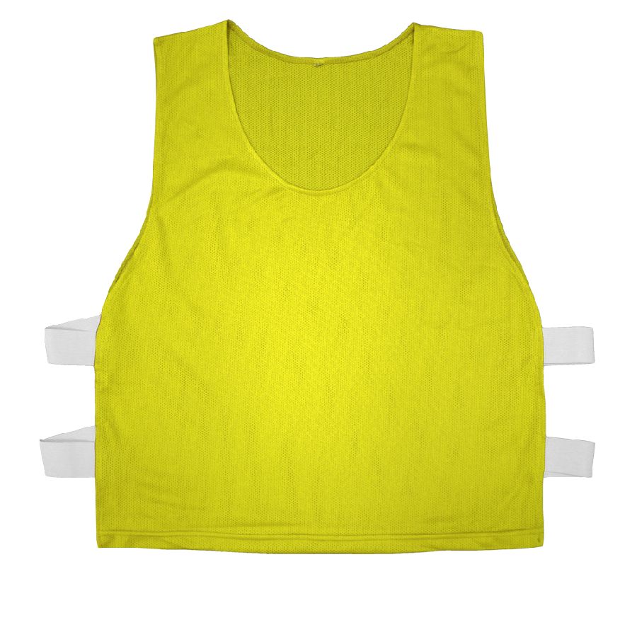 картинка Накидка / Манишка футбольная с резинками по бокам желтая от магазина LutchShop.ru