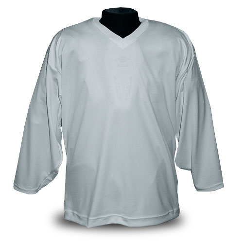 картинка Хоккейный свитер  тренировочный вратарский взрослый (белый) сетка от магазина LutchShop.ru