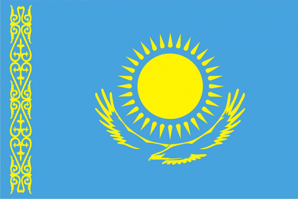 картинка Флаг Казахстана от магазина LutchShop.ru