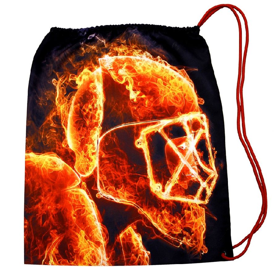 картинка Мешок для обуви огонь "Огненный вратарь" от магазина LutchShop.ru