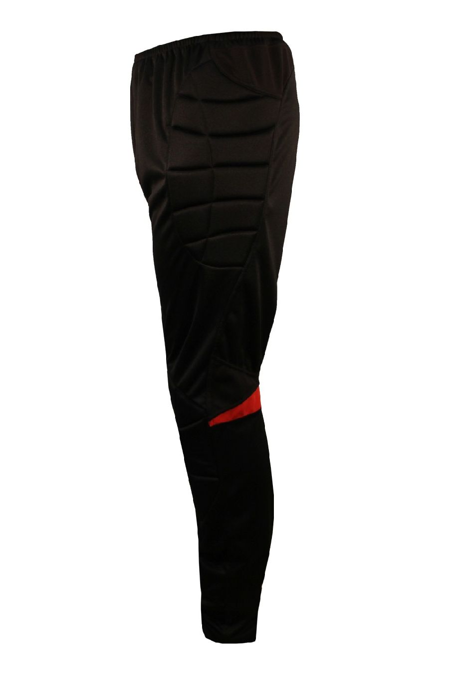 картинка Футбольные штаны / брюки вратарские без нанесения с красными вставками от магазина LutchShop.ru