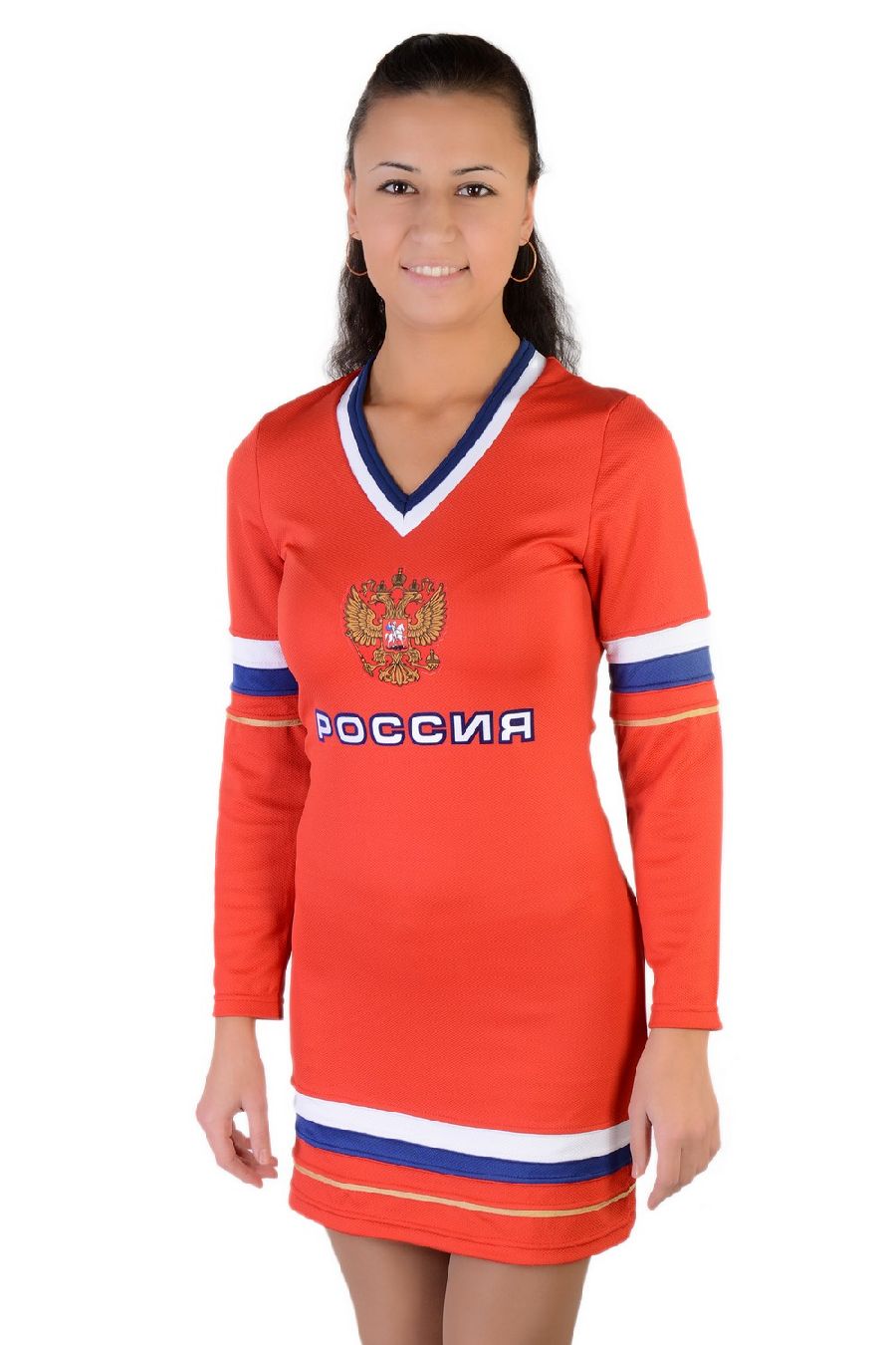 картинка Платье Россия красное от магазина LutchShop.ru