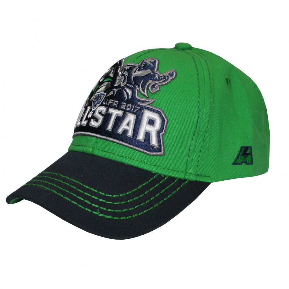 картинка Бейсболка / Кепка KHL Hockey All Star Уфа 2017 зеленая от магазина LutchShop.ru
