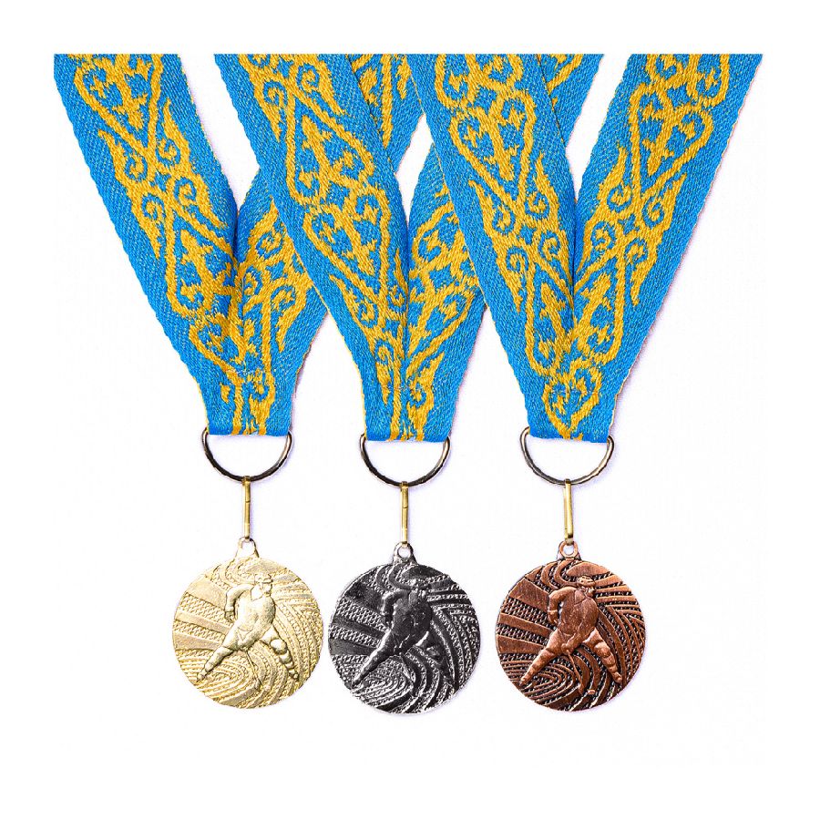 картинка Медаль наградная хоккейная Казахстан от магазина LutchShop.ru