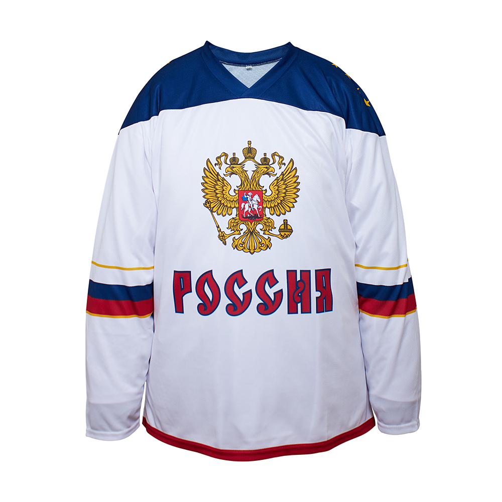 картинка Хоккейный сувенирный свитер Россия сублимация  от магазина LutchShop.ru