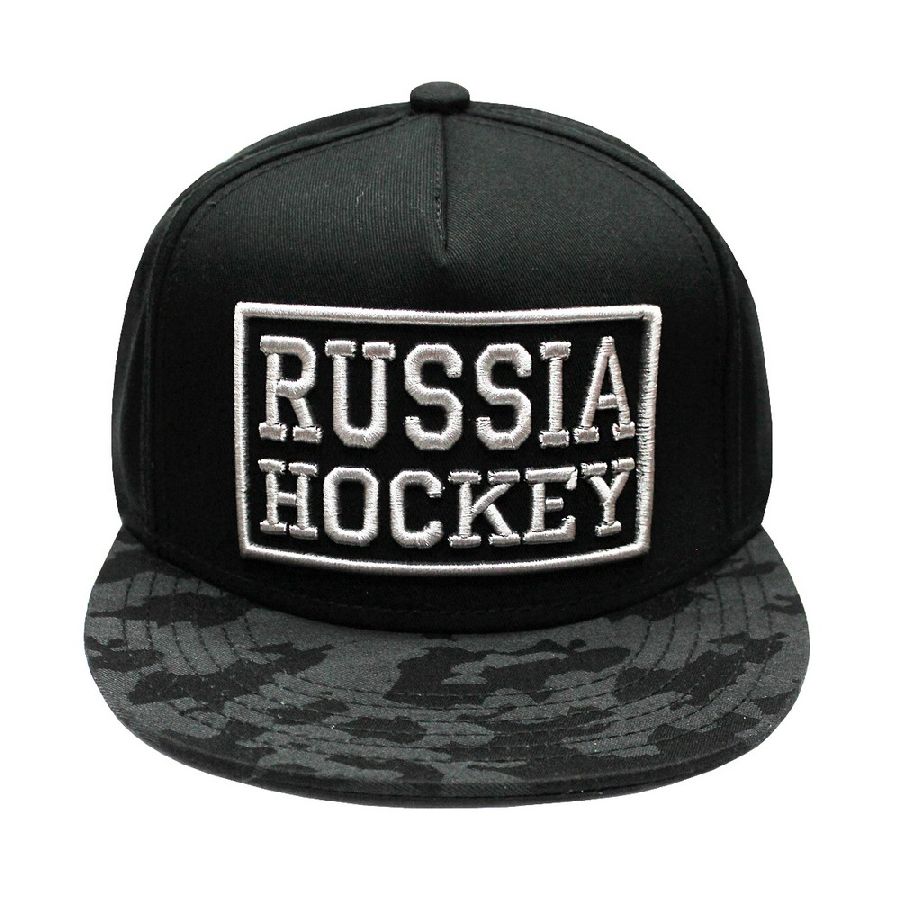 картинка Бейсболка / Кепка Russia Hockey (Черная) от магазина LutchShop.ru