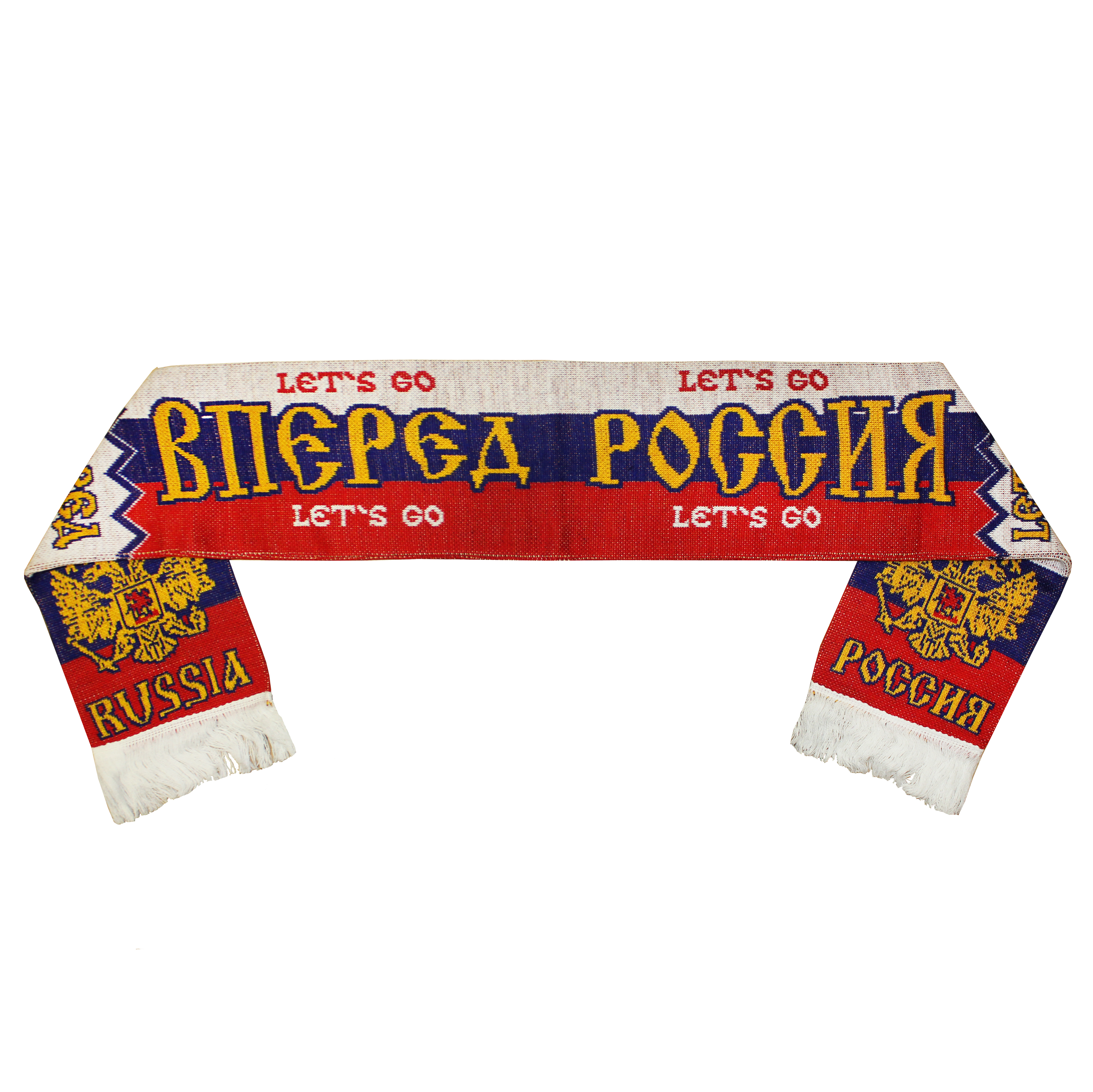 картинка Шарф Вперед Россия (вязаный) от магазина LutchShop.ru