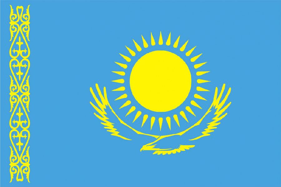 картинка Флаг Казахстана от магазина LutchShop.ru