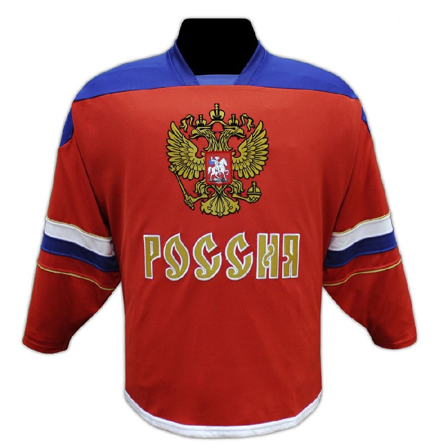 картинка Хоккейный свитер Сборная России с вышивкой от магазина LutchShop.ru