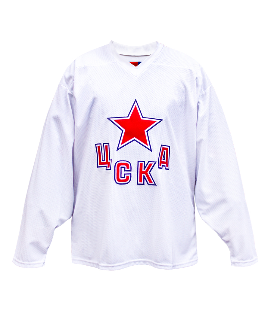 картинка Свитер хоккейный тренировочный ЦСКА (белый) от магазина LutchShop.ru