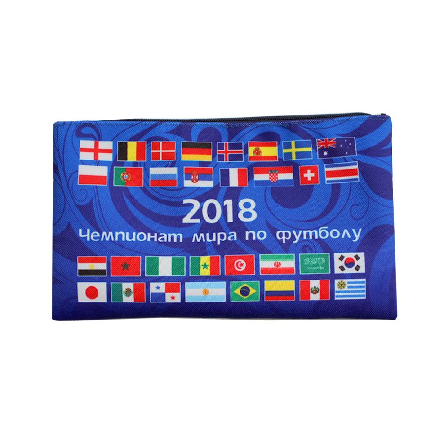картинка Пенал чемпионат мира по футболу 2018 синий от магазина LutchShop.ru